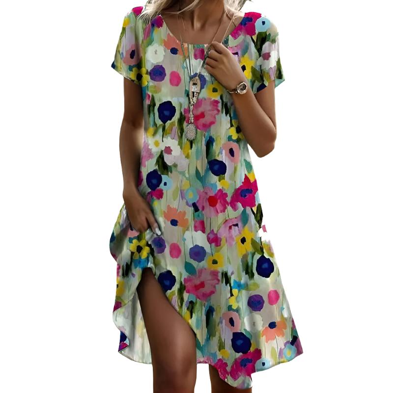 MARY® | Dress with Happy Flowers - MORGAN TORONTO