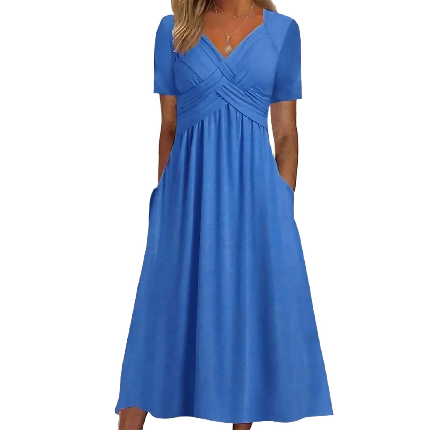 ELLY® | Elegant Midi Dress with Tummy Coverage - MORGAN TORONTO